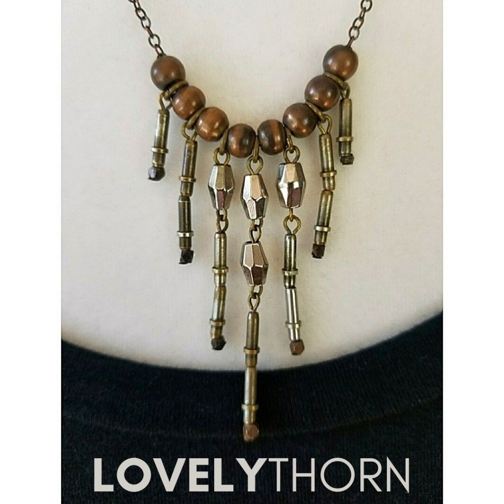VANESSA MOONEY // ltd ed boho-chic multi-dangle bead necklace